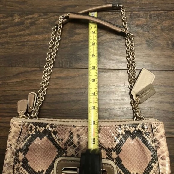 COACH Embossed Faux Python Innovation Leather Bag - Picture 12 of 12